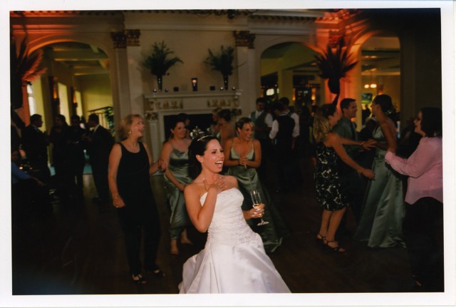 bride laughing